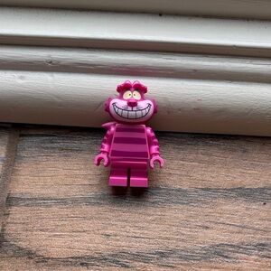 Lego Cheshire Cat Minifigure - Bright Pink Striped